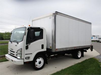 USED 2018 ISUZU NPR HD BOX VAN TRUCK #$vid
