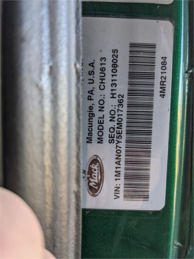 USED 2014 MACK PINNACLE CHU613 SLEEPER TRUCK #$vid