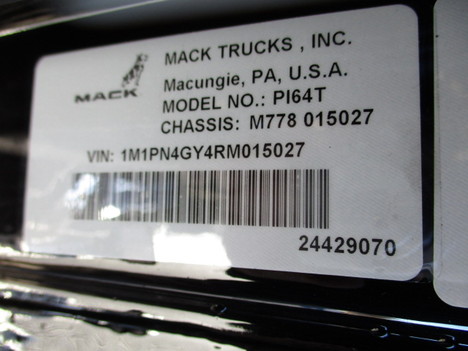 NEW 2024 MACK PINNACLE 64T SLEEPER TRUCK #$vid