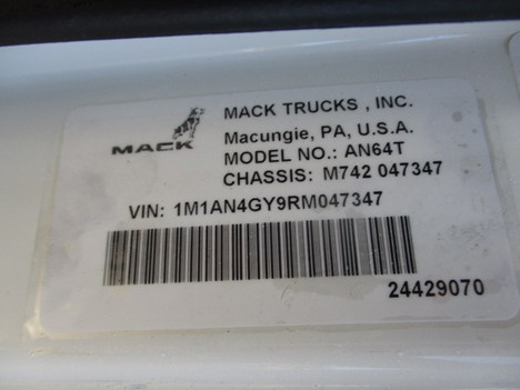 NEW 2024 MACK ANTHEM 64T SLEEPER TRUCK #$vid