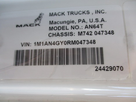 NEW 2024 MACK ANTHEM 64T SLEEPER TRUCK #$vid