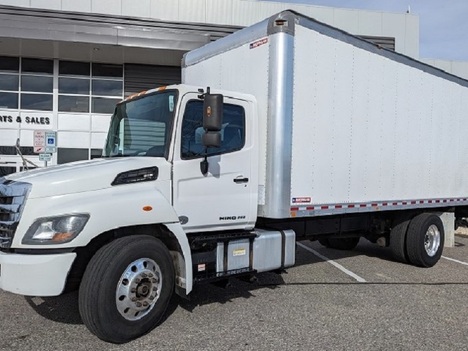 USED 2017 HINO 268A BOX VAN TRUCK #$vid