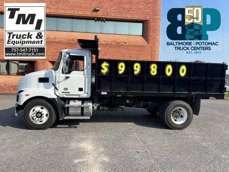 USED 2023 MACK MD6 S/A STEEL DUMP TRUCK #$vid