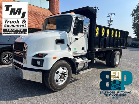 USED 2023 MACK MD6 S/A STEEL DUMP TRUCK #$vid