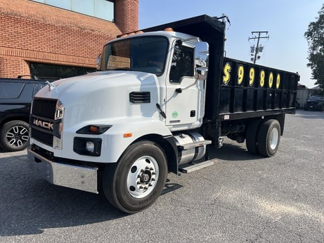 USED 2023 MACK MD6 S/A STEEL DUMP TRUCK #$vid