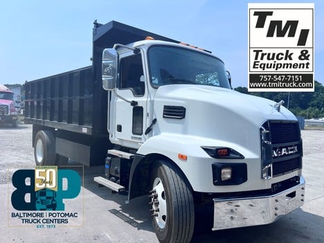 USED 2023 MACK MD6 S/A STEEL DUMP TRUCK #$vid