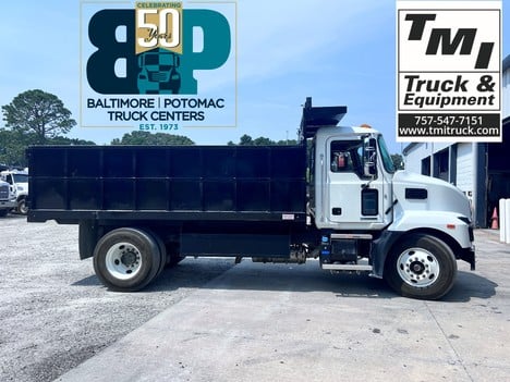 USED 2023 MACK MD6 S/A STEEL DUMP TRUCK #$vid