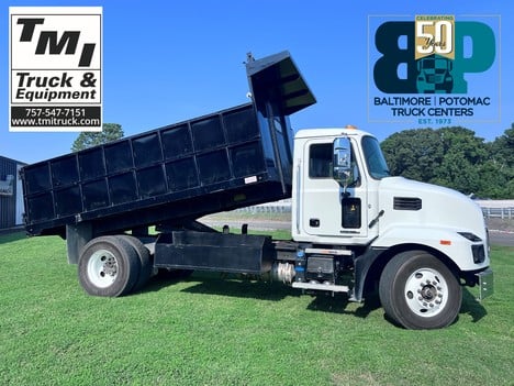 USED 2023 MACK MD6 S/A STEEL DUMP TRUCK #$vid