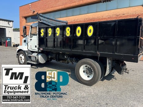 USED 2023 MACK MD6 S/A STEEL DUMP TRUCK #$vid