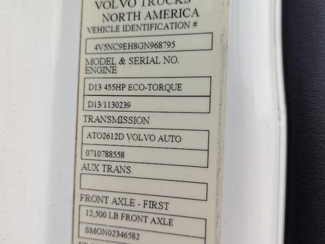 USED 2016 VOLVO VNL64T300 TANDEM AXLE DAYCAB TRUCK #$vid