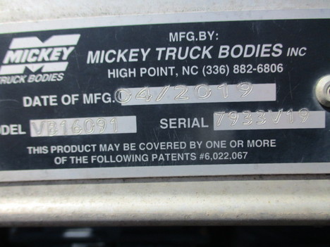 USED 2020 HINO 155 BOX VAN TRUCK #$vid