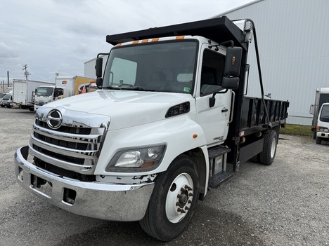 USED 2020 HINO 268A S/A STEEL DUMP TRUCK #$vid