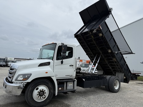USED 2020 HINO 268A S/A STEEL DUMP TRUCK #$vid