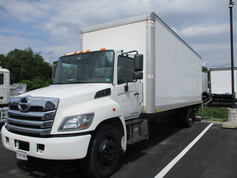 USED 2021 HINO L6 BOX VAN TRUCK #$vid