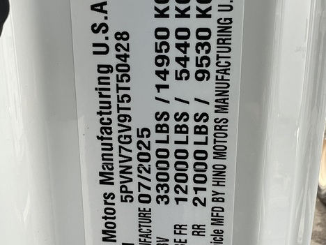 NEW 2026 HINO L7 CAB CHASSIS TRUCK #$vid