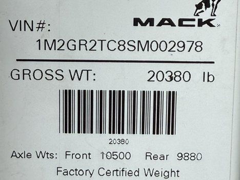 NEW 2025 MACK GR104F 5 AXLE STEEL DUMP TRUCK #$vid