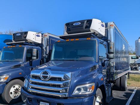 USED 2021 HINO L6 BOX VAN TRUCK #$vid