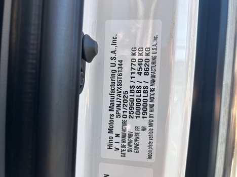 NEW 2025 HINO L6 FLATBED TRUCK #$vid