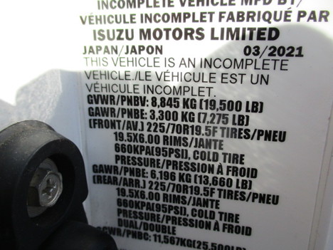 USED 2022 ISUZU NRR BOX VAN TRUCK #$vid