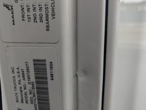 USED 2020 MACK AN64T TANDEM AXLE SLEEPER TRUCK #$vid