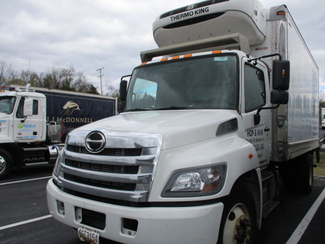 USED 2017 HINO 268A BOX VAN TRUCK #$vid