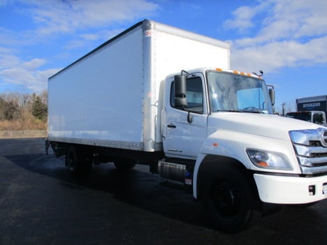 USED 2021 HINO L6 BOX VAN TRUCK #$vid