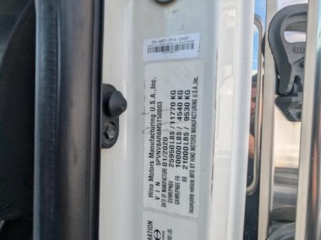 USED 2021 HINO L7 BOX VAN TRUCK #$vid