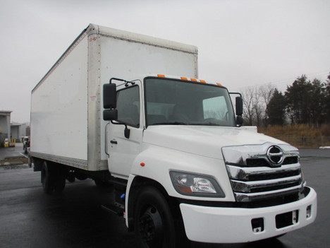 USED 2021 HINO L6 BOX VAN TRUCK #$vid
