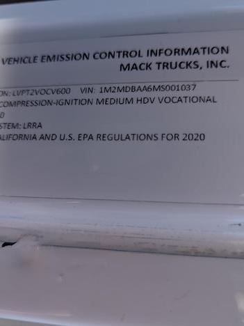 USED 2021 MACK MD6 REEFER TRUCK #$vid