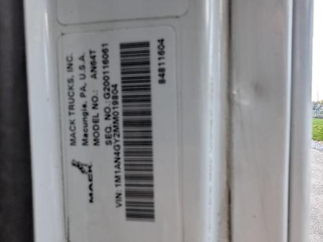 USED 2021 MACK AN64T TANDEM AXLE SLEEPER TRUCK #$vid