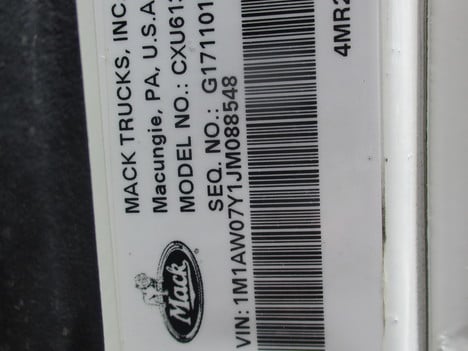USED 2018 MACK CXU613 DAYCAB TRUCK #$vid