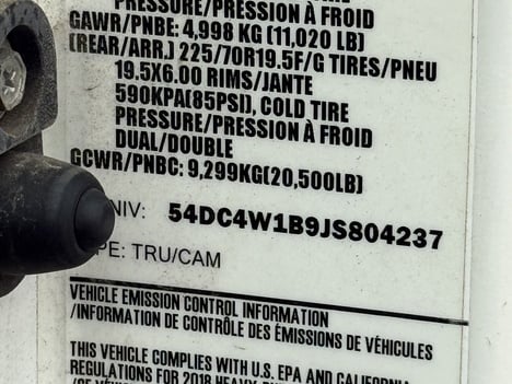 USED 2018 ISUZU NPR HD GAS LANDSCAPE TRUCK #$vid