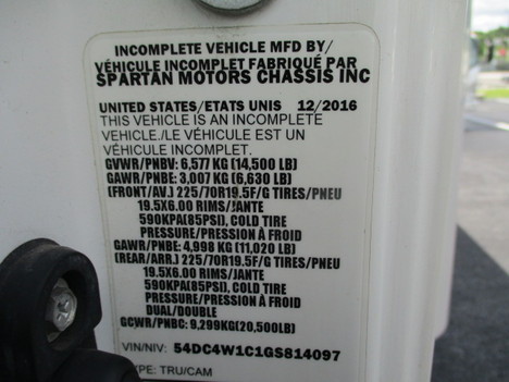 USED 2016 ISUZU NPRHD BOX VAN TRUCK #$vid