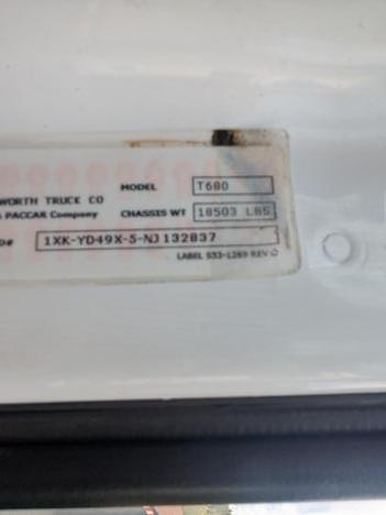 USED 2022 KENWORTH T680 TANDEM AXLE SLEEPER TRUCK #$vid