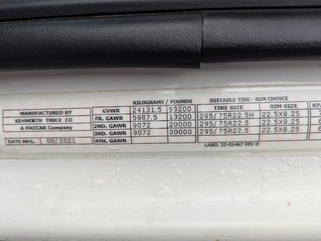 USED 2022 KENWORTH T680 TANDEM AXLE SLEEPER TRUCK #$vid