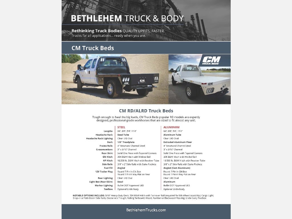 CM TRUCK BEDS FLATBED 9'4 Flatbed Body #1