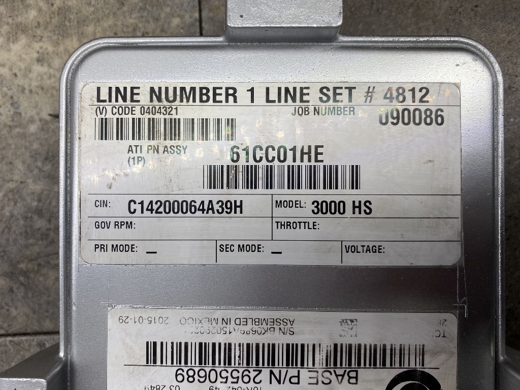 ALLISON 3000HS TRANSMISSION ECM FOR SALE 1758