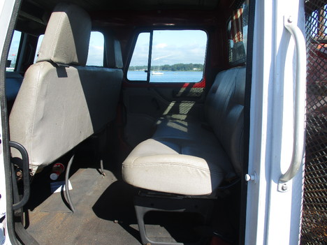 USED 2002 INTERNATIONAL 4700 LP CREW DUMP TRUCK #12187-10