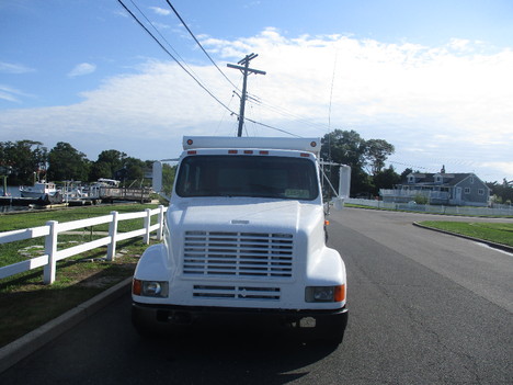 USED 2002 INTERNATIONAL 4700 LP CREW DUMP TRUCK #12187-3