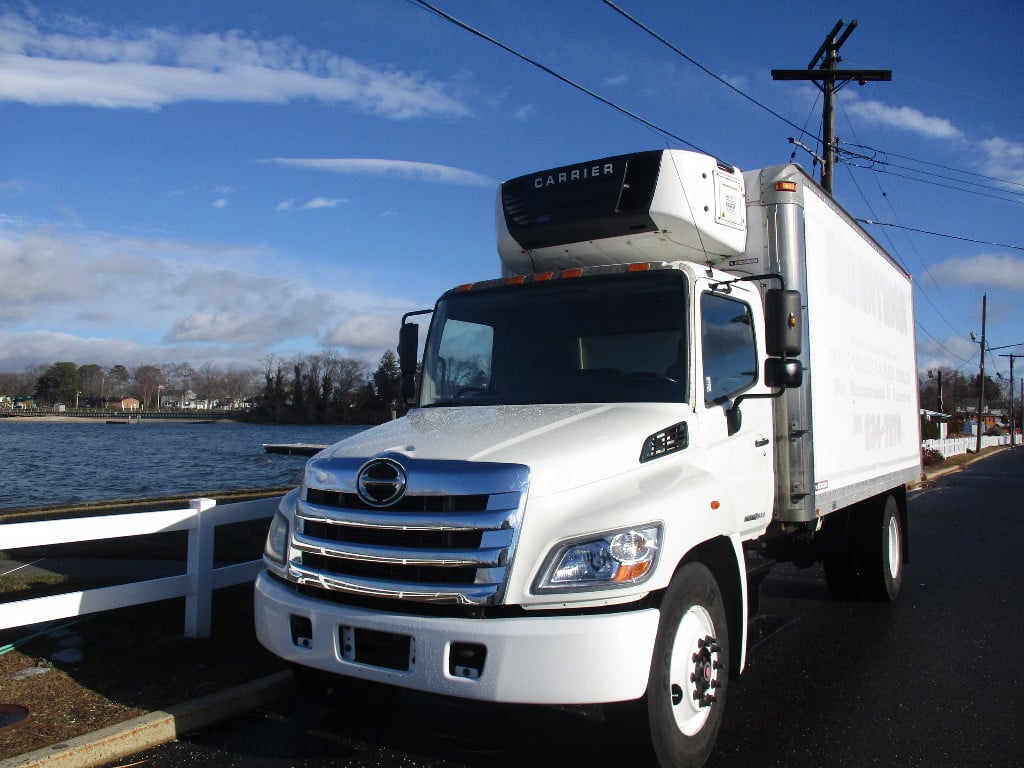USED 2011 HINO 338 REEFER TRUCK #12199