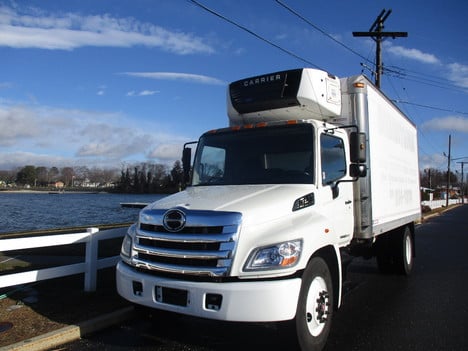 USED 2011 HINO 338 REEFER TRUCK #12199-1