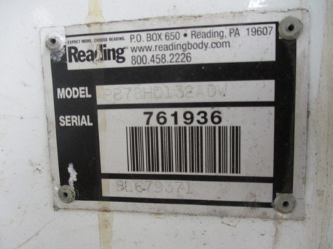 USED READING 12 FT SERVICE SERVICE / UTILITY BODY TRUCK BODY #12207-13