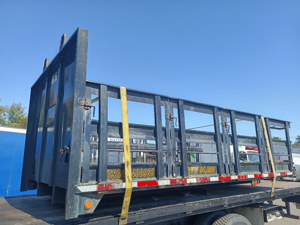 USED UNKNOWN 15 FT FLATBED BODY TRUCK BODY #12240