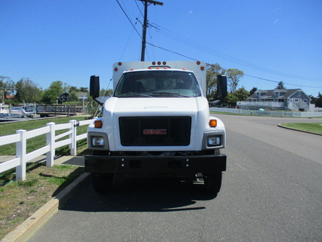 USED 2008 GMC C6500 CHIPPER DUMP TRUCK #12263-4