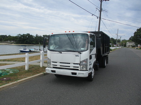 USED 2016 ISUZU NQR ROLL-OFF TRUCK #12341-1