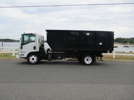 USED 2016 ISUZU NQR ROLL-OFF TRUCK #12341-5