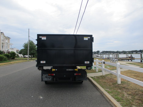 USED 2016 ISUZU NQR ROLL-OFF TRUCK #12341-7