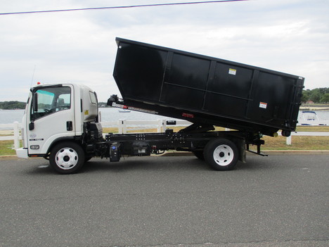 USED 2016 ISUZU NQR ROLL-OFF TRUCK #12341-8
