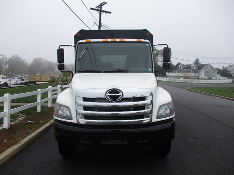 USED 2015 HINO 338 CHIPPER DUMP TRUCK #12379-3