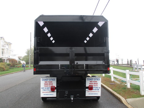 USED 2015 HINO 338 CHIPPER DUMP TRUCK #12379-6